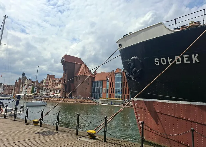 Apartmán Blue Portovo W Gdansku Blisko Starego Miasta Gdaňsk