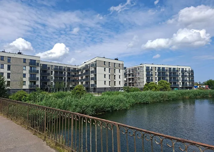公寓 Blue Portovo W Gdansku Blisko Starego Miasta *